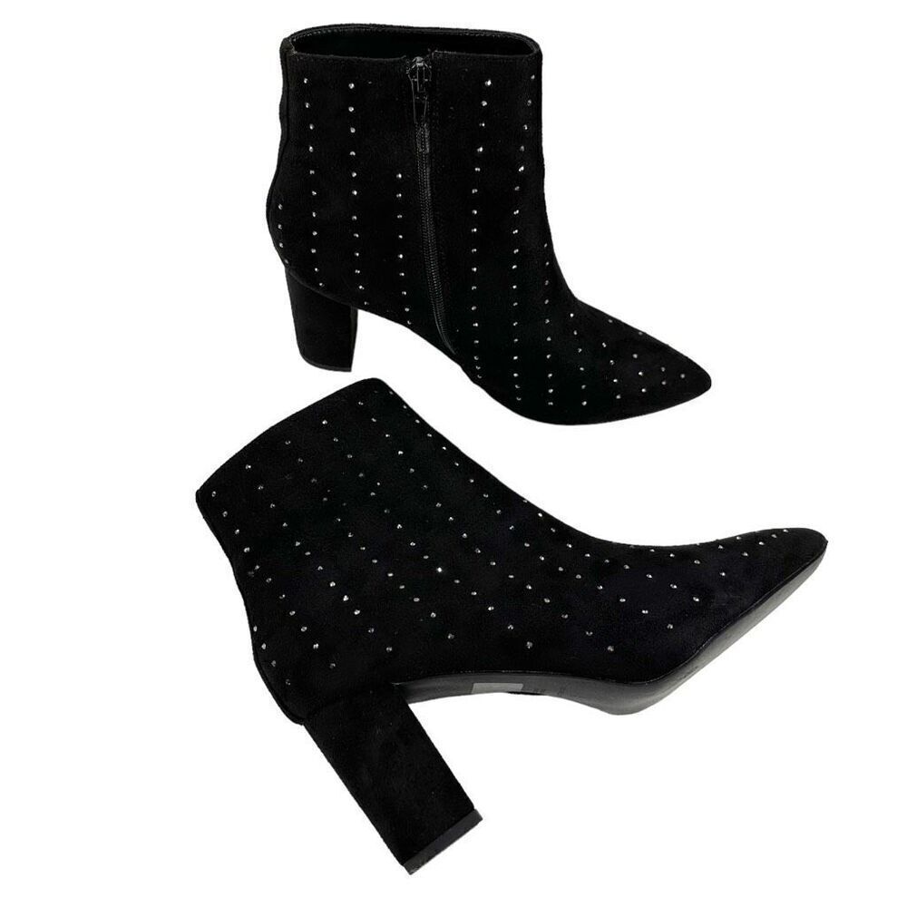 H by Halston Tokyo Women’s Side Zip-up Jeweled Booties - Picture 10 of 10